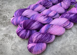 Hand dyed merino yarn