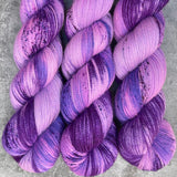Hand dyed merino yarn