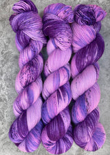 Hand dyed merino yarn