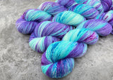 Hand dyed merino yarn