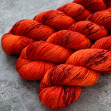 Hand dyed merino yarn