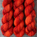 Hand dyed merino yarn