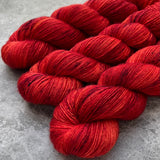 Hand dyed merino yarn