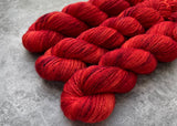 Hand dyed merino yarn