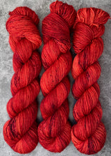 Hand dyed merino yarn