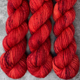 Hand dyed merino yarn