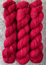 Hand dyed merino yarn