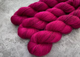 Hand dyed merino yarn