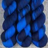 Hand dyed merino yarn