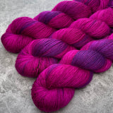 Hand dyed merino yarn