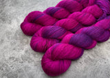 Hand dyed merino yarn