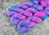 Hand dyed merino yarn