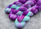 Hand dyed merino yarn