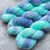 Hand dyed merino yarn