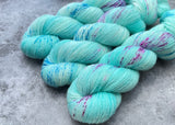 Hand dyed merino yarn