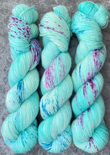 Hand dyed merino yarn