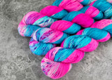 Hand dyed merino yarn