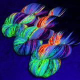 Hand dyed merino yarn