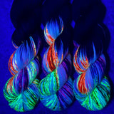 Hand dyed merino yarn