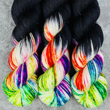Hand dyed merino yarn