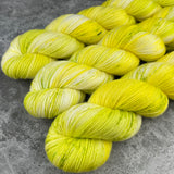 Hand dyed merino yarn