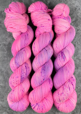 Hand dyed merino yarn