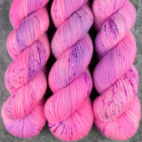 Hand dyed merino yarn