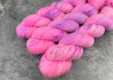 Hand dyed merino yarn