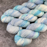 Hand dyed merino yarn