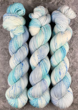 Hand dyed merino yarn