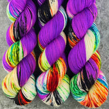 Hand dyed merino yarn