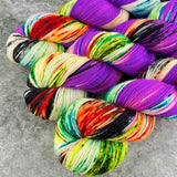 Hand dyed merino yarn
