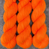 Hand dyed merino yarn