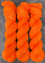 Hand dyed merino yarn
