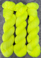 Hand dyed merino yarn