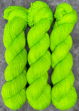 Hand dyed merino yarn