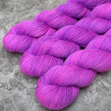 Hand dyed merino yarn