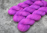 Hand dyed merino yarn