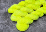 Hand dyed merino yarn