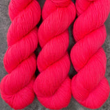 Hand dyed merino yarn