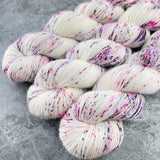 Hand dyed merino yarn