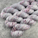Hand dyed merino yarn