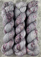 Hand dyed merino yarn
