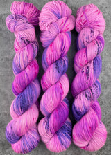 Hand dyed merino yarn