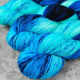 Hand dyed merino yarn