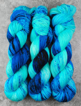 Hand dyed merino yarn