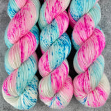 Hand dyed merino yarn