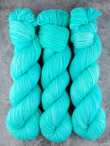 Hand dyed merino yarn
