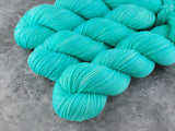 Hand dyed merino yarn