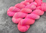 Hand dyed merino yarn